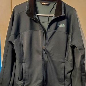 Hunter Green North Face full zip jacket